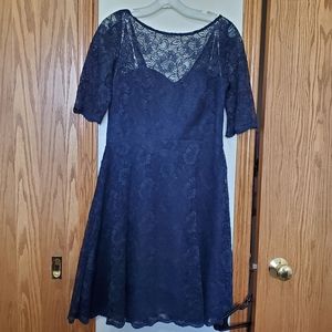 Lace Overlay Dress